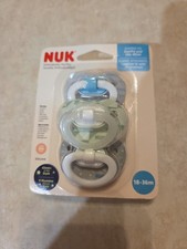 NUK Classic Pacifiers 18 Months 3 Pack - Neutral