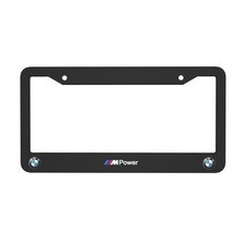 Bmw 2 Pack Aluminum Waterproof License Plate Frame Black Bmw 2 Pack Aluminum Waterproof License Plate Frame Black