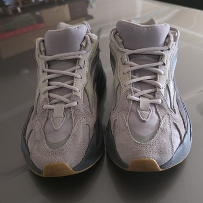 adidas Yeezy Boost 700 V2 Tephra Gray Gum Suede Mesh Low Top Sneakers Lace Up