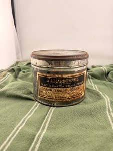 F Charbonnel Paris Lithography Ink Noir Taille Douce Artist Printing Ink Tin Vin