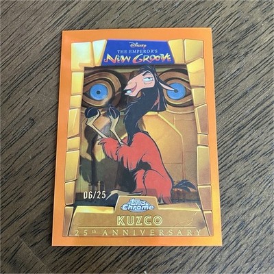 Topps 2025 Topps Chrome Disney 25th Anniversary Kuzco EMP-5 /25