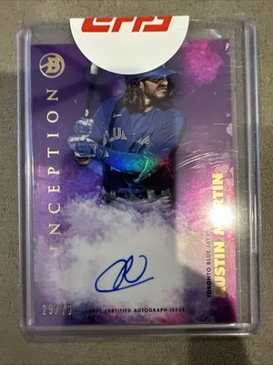 2021 Bowman Inception Austin Martin #PA-AM Prospect Fuchsia Auto /75