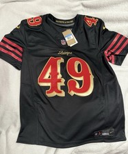 Nike San Francisco 49ers Rivalries Black Faithful Authentic Jersey Size Medium