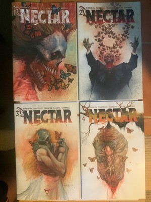 Vault Comics - NECTAR #1, 2, 3, 4 SET - JONATHAN WAYSHAK VARIANTS (#1 3RD PRINT)