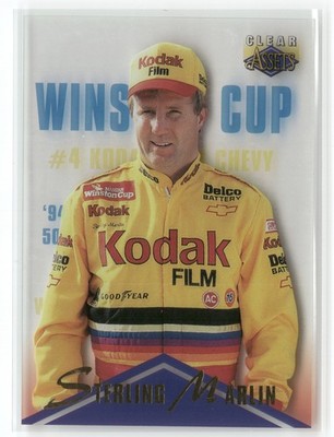 1996 Classic Clear Assets #65 Sterling Marlin