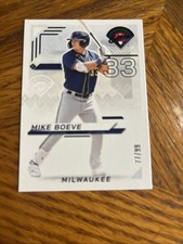 2025 Panini Prospect Edition Mike Boeve #7 Purple 77/99 Milwaukee Brewers