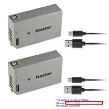 Kastar EN-EL20D Type-C Battery Pack for Nikon 1 S1, Nikon 1 V3, Nikon DL24-500