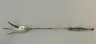 Antique Gorham Whiting Sterling Silver Ornate 8 7/8" Lettuce Fork