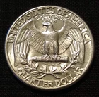 1939 washington quarter bu uncirculated lgt scuffs white silver mint luster coin