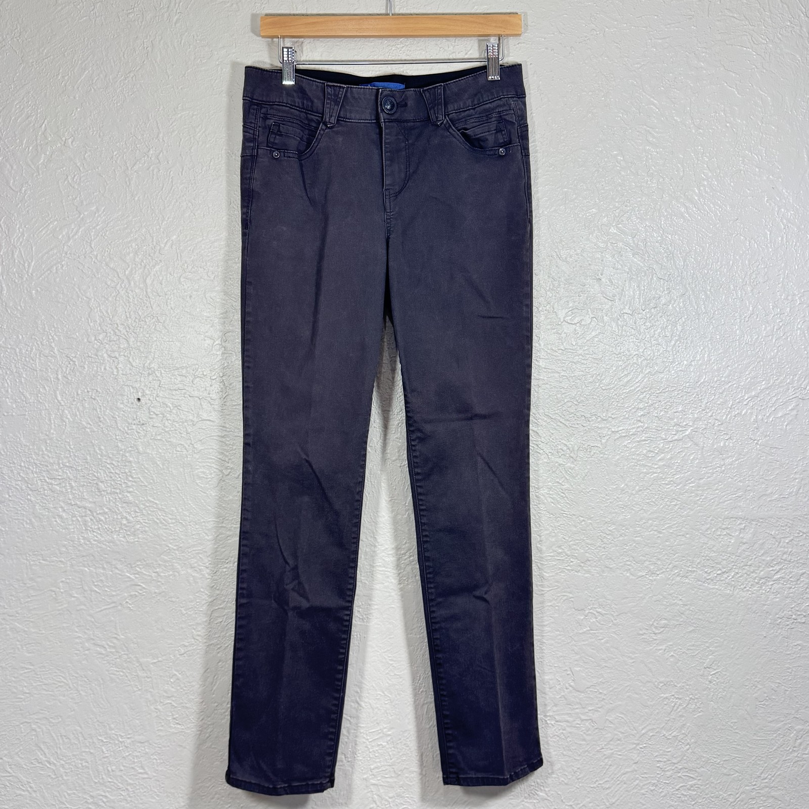 Democracy Absolution Booty Lift Jeans 6 Gray Skinny Shaping Sweetheart Yoke Boho