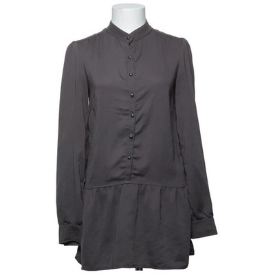 Navyboot, Bluse, Größe: S, Grau, Polyester, Einfarbig, Damen #I9Z
