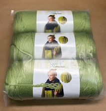 Yarnspirations Caron Simply Soft Pistachio 100 Acrylic Yarn 3 Skeins Color 0003