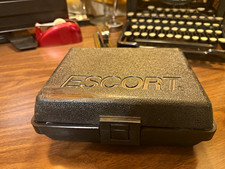 Escort Radar Warning Receiver Audio/Visual w/ Mute Mode, Case, Cords, Manual
