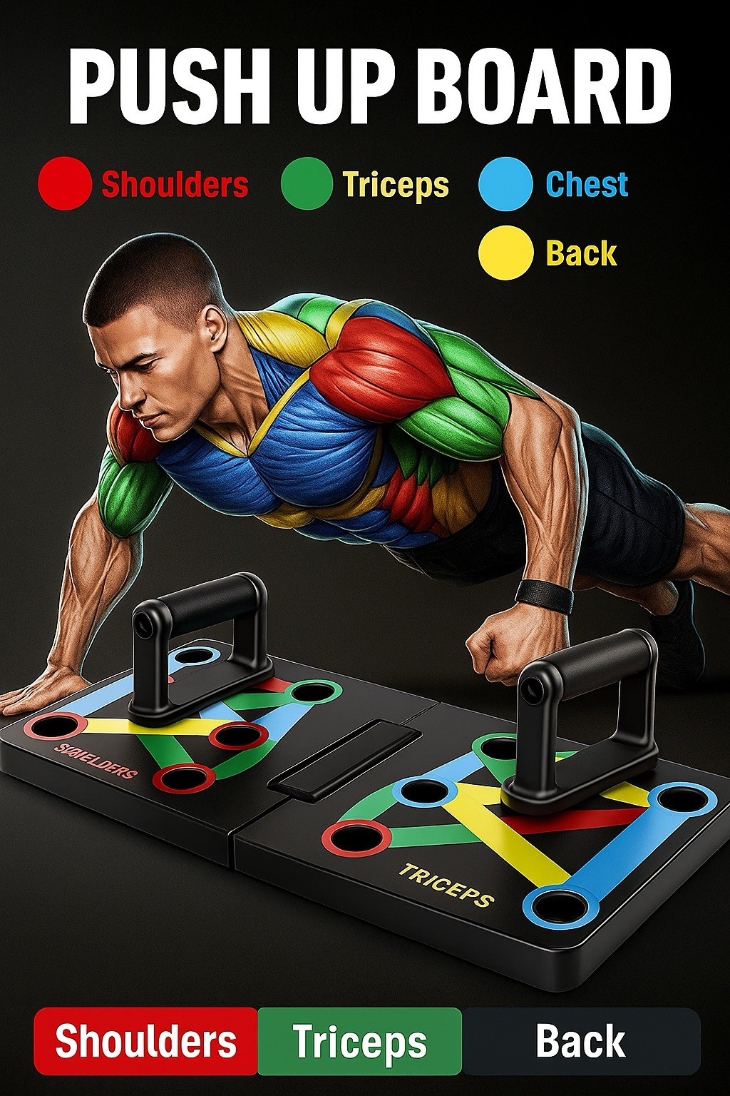Push Up Board for Targeted Muscle Training