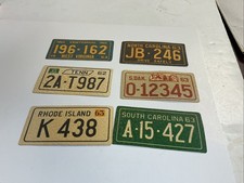 1963 Wheaties Toy License Plate Stickers