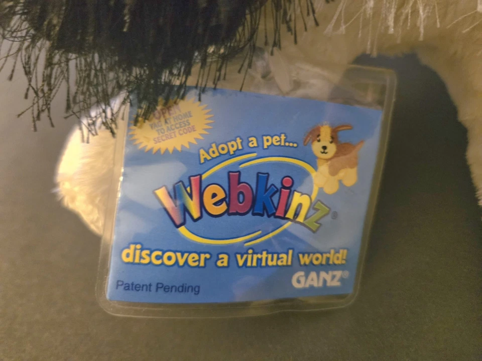 Webkinz Black and White Cheeky Dog New Unused Sealed code  - Image 4 of 4