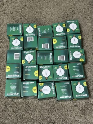 Bulbrite 391115 - 15G16CL2 G16 5 Decor Globe Light Bulb SET OF 25 NEW
