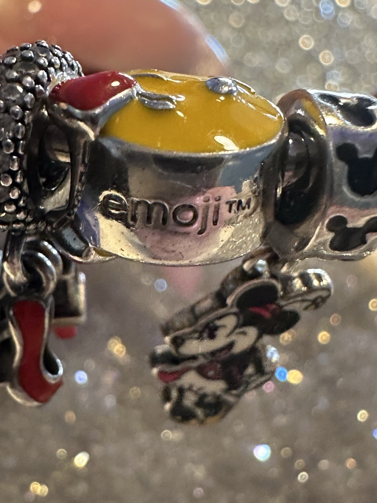 Pandora Silver Plated Stackable Charm Bangle Brac… - image 8