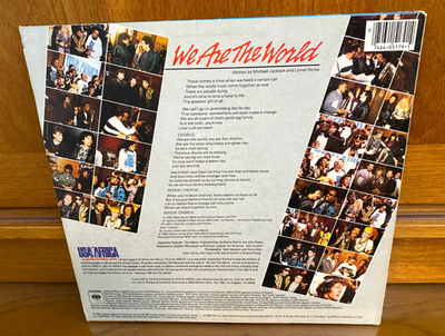 We Are The World USA Africa Michael Jackson 12 inch 12
