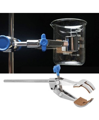 Zinklegierung 4 Zinken Klemme Universal Reagenzglas verlängern Ständer Clip für Labor