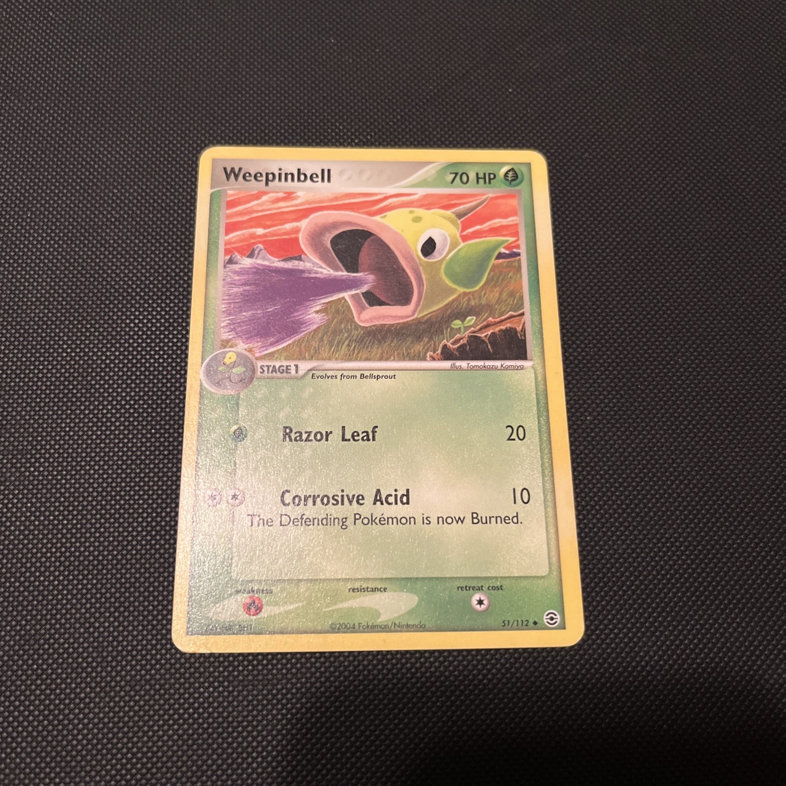 Pokemon | FireRed & LeafGreen | Weepinbell | 51/112 