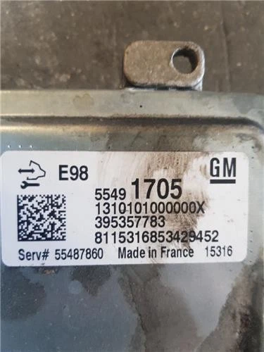 Centralina Opel insignia a country tourer 2013 16 dth - Immagine 3 di 4