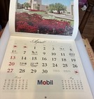 1969 Mobil Oil Gas Calendar Scenic Pictures Texas La Ok Ar Excellent No Marks — photo 5