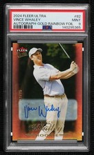 2023 Fleer Ultra Rookies Golden Rainbow 2/25 Vince Whaley PSA 9 MINT Auto 0mv3