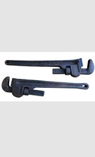 TWO VTG 18โ Pipe Monkey Wrenches - 1 Craftsman Wrench + Another Wrench USA Made