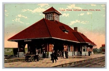 GRAND TRUNK RAILROAD DEPOT ~ Flint MI MICHIGAN