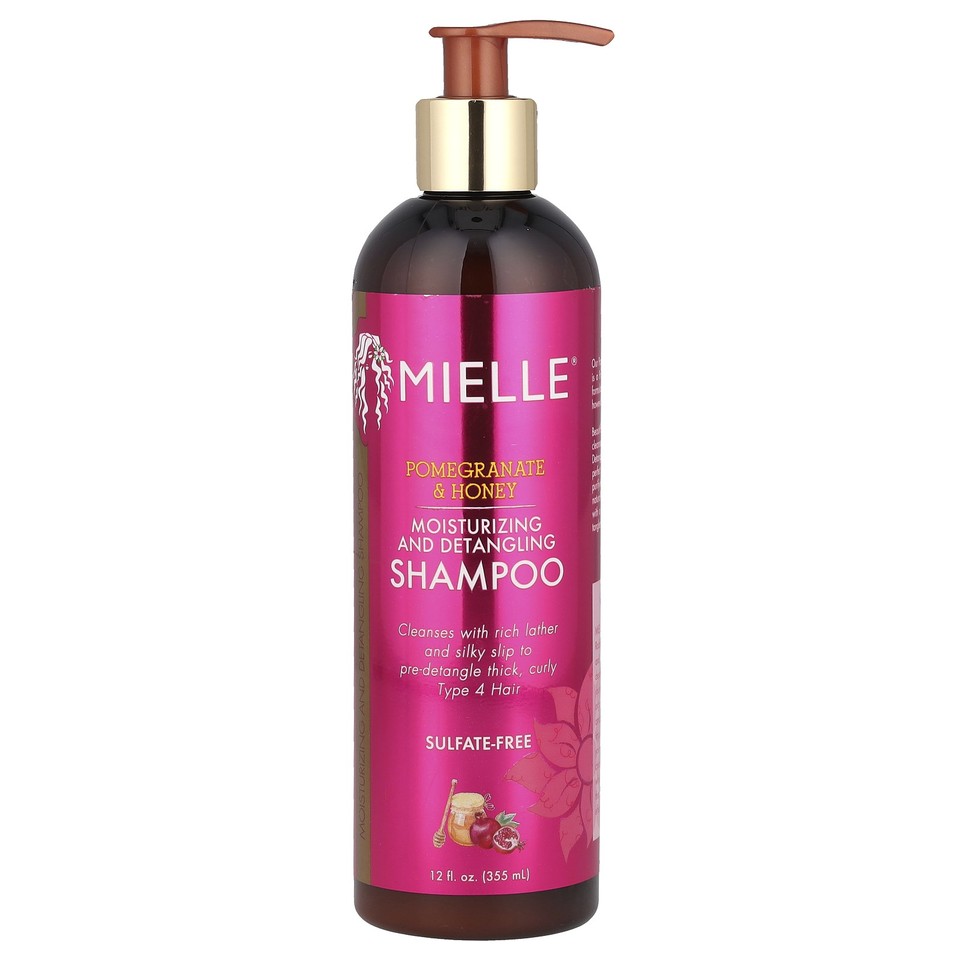 Moisturizing and Detangling Shampoo, Pomegranate & Honey, 12 fl oz (355 ml)