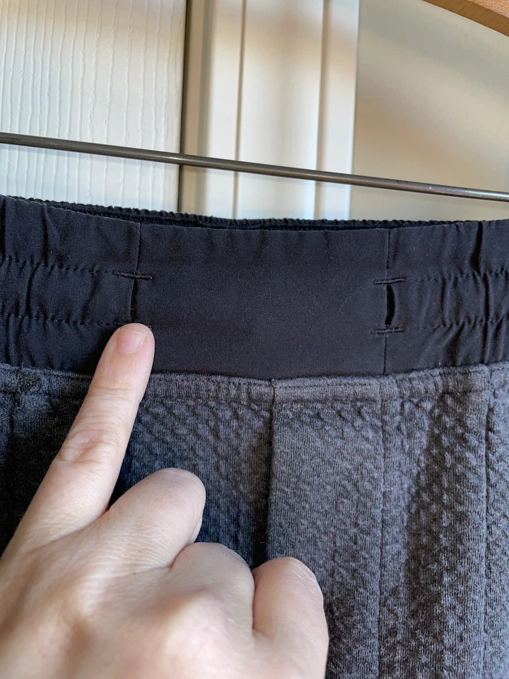 Joggers masculinas Lululemon At Ease texturizadas malha dupla algodão GG - Imagem 3 de 4