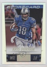 2014 Panini Hot Rookies Scorecard 25/99 Kris Durham #75 0o9