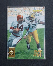 1995 Collector's Edge Time Warp Black Label 22K Gold Reggie White Otto Graham#12