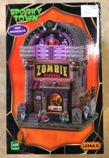 Lemax, Spooky Town, "Zombie Records" 2021 MIP Exclusive New