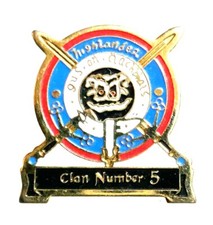 Clan Number 5 Pin Scottish Highlander T3