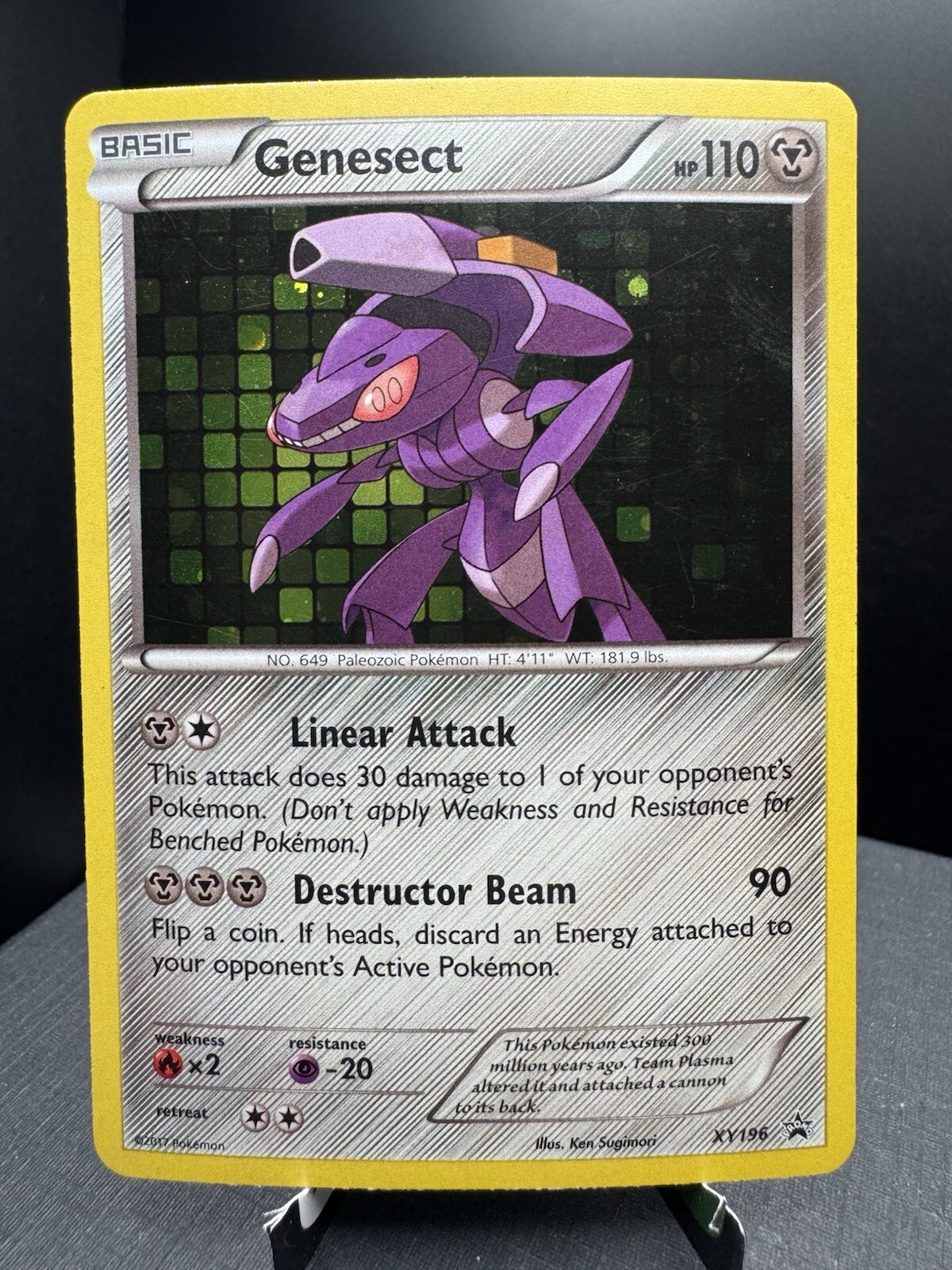Pokemon TCG XY Genesect XY196 Cosmos Holo Black Star Promo LP