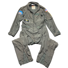Vintage Coveralls cwu-27/p Air Force M/L Military Repaired Flight USA USED
