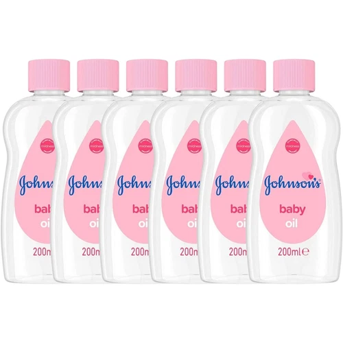 Johnson's Baby Oil, 200ml Pack 6 - Picture 1 of 5