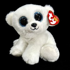 TY Beanie Baby - ARI the Polar Bear 6 inch - Stuffed Animal Toy
