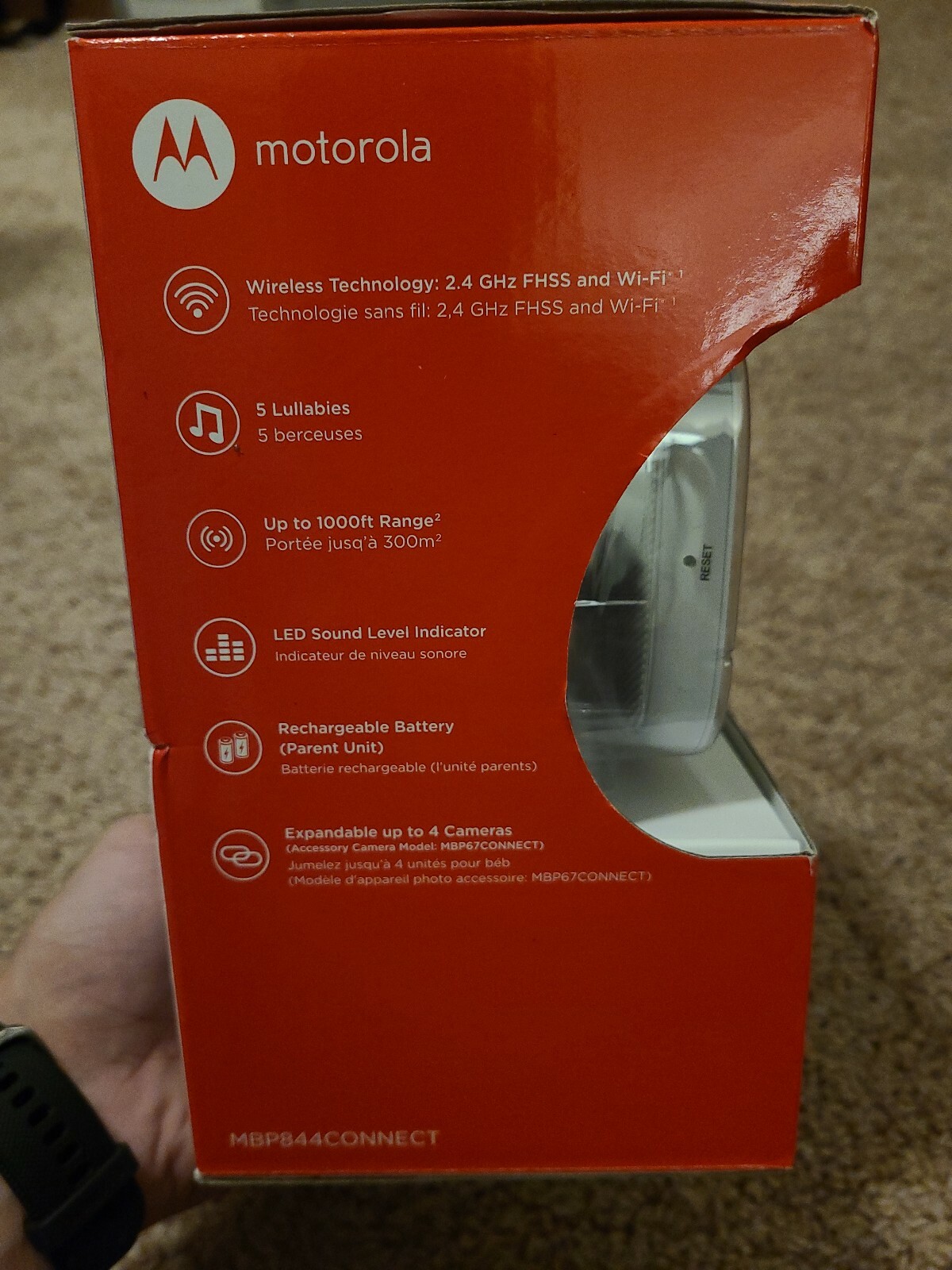 motorola mbp844connect wifi baby monitor