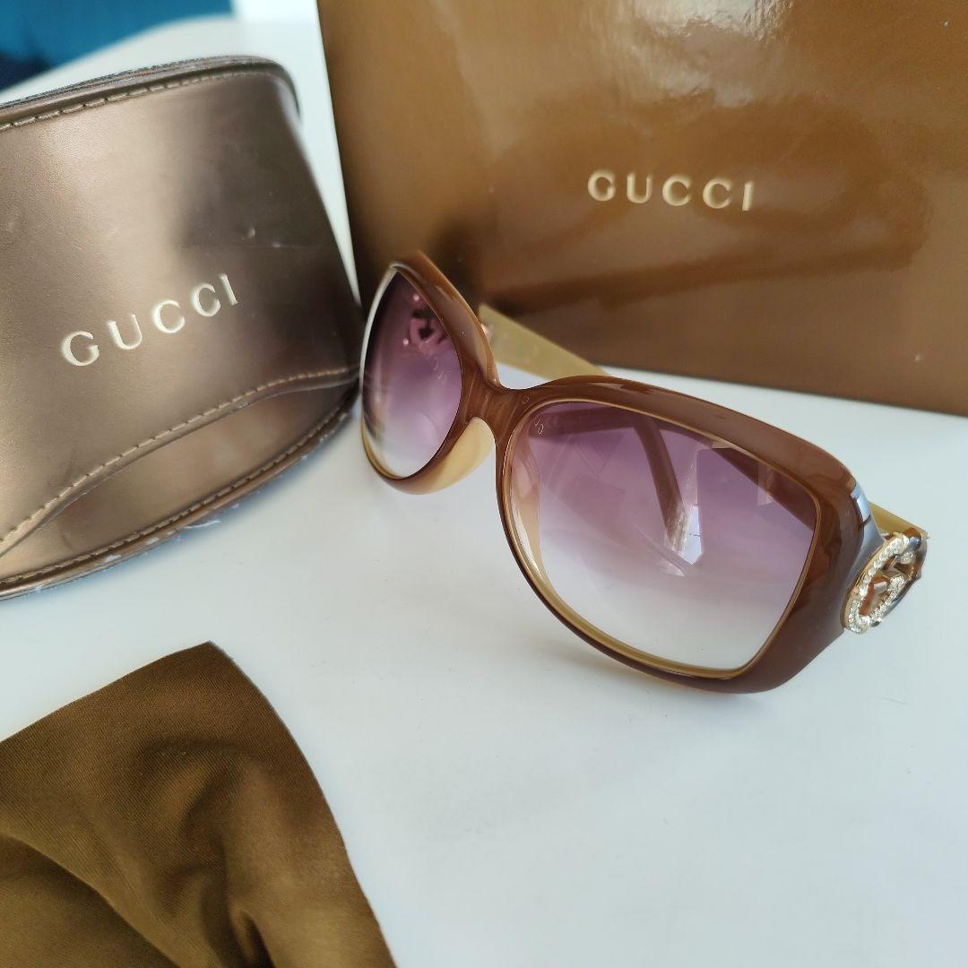 gucci サングラス　箱ケース・証明書付 Comes with box and certificate! GUCCI GG 3068/S Sunglasses Brown