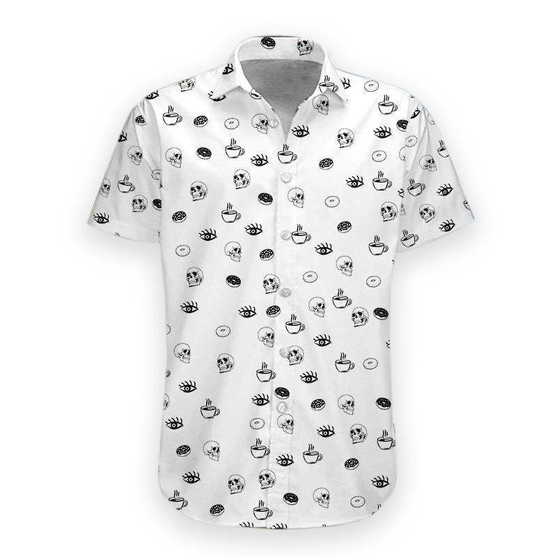 Skull Hawaiian Shirt For Men Women