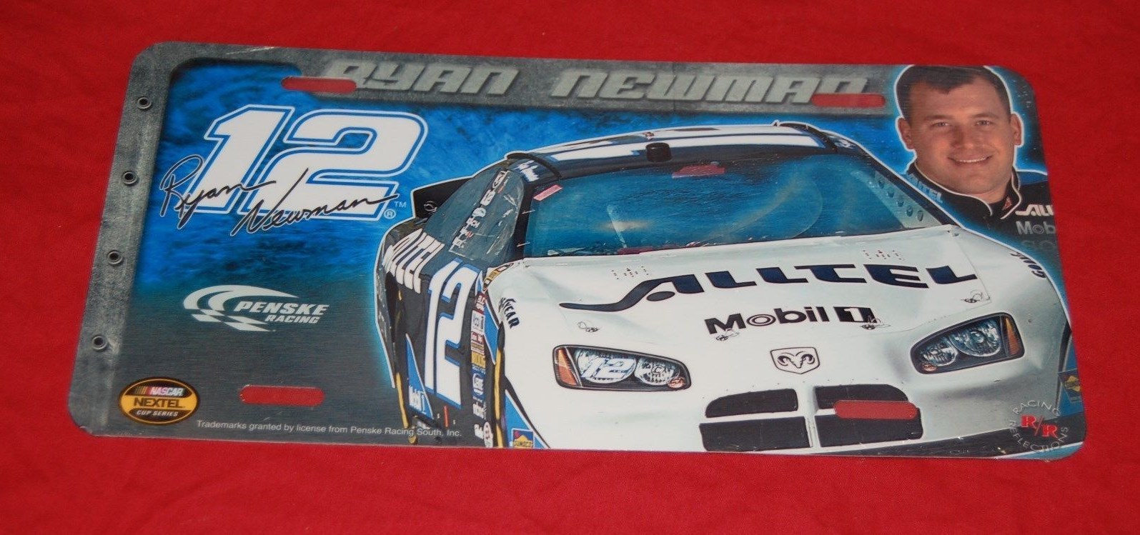 Ryan Newman #12 Sports Metal License Plate