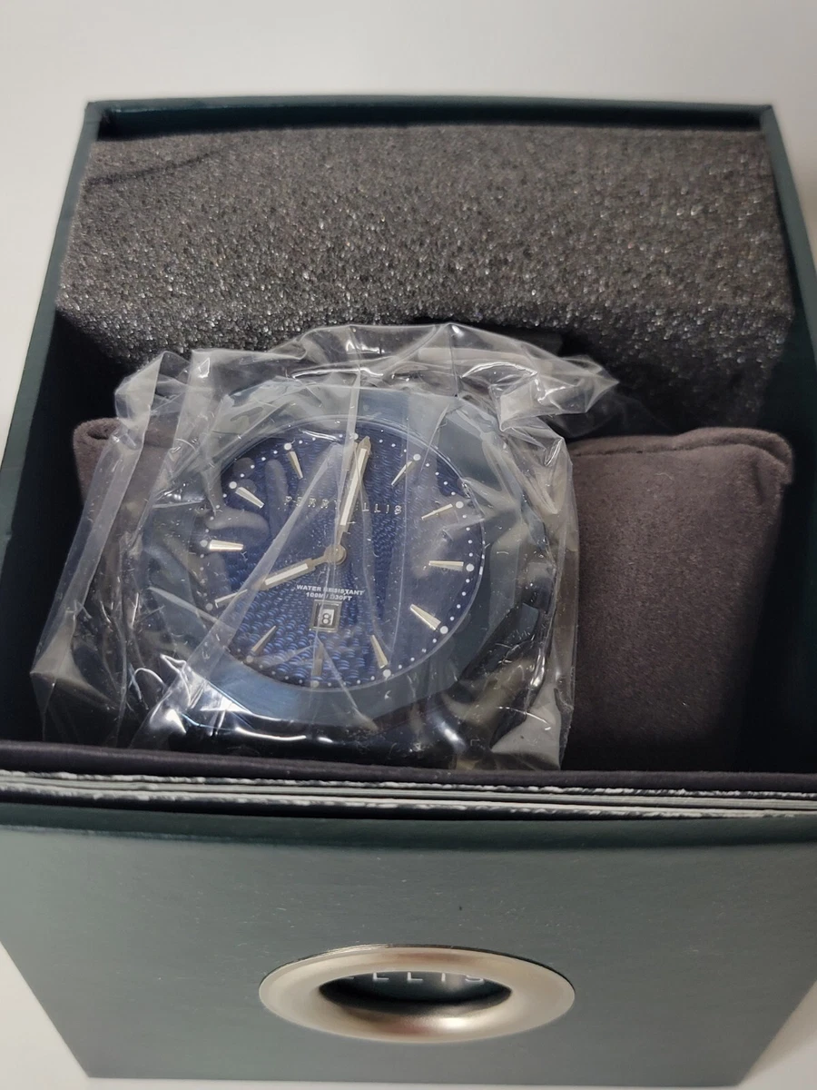 Perry Ellis Decagon Men s Watch Blue 46mm PEW08006 01