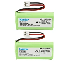 Kastar 2 Pcs Cordless Phone Battery for AT&T Lucent BT18433 BT28433 BT6010 BT800