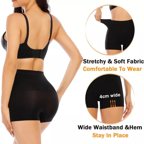 Women's Slip Shorts for Under Dresses Anti Chafing Seamless Safety Panty Shaper - Picture 7 of 16