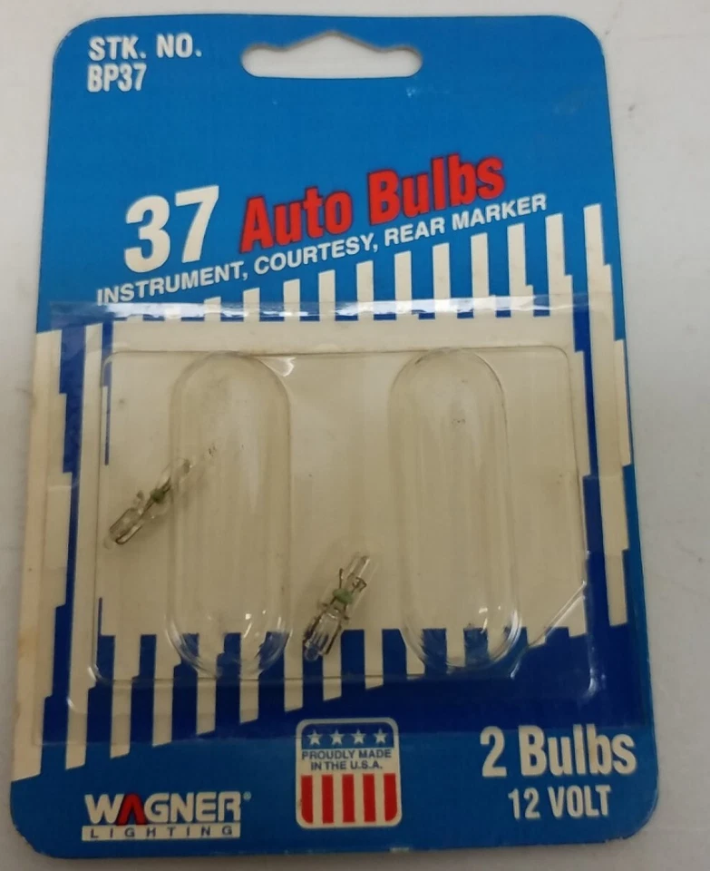 BP37 Wagner Lighting 2 Piezas 12 Voltios Bombillas Hechas en Estados Unidos Foto 2 de 3