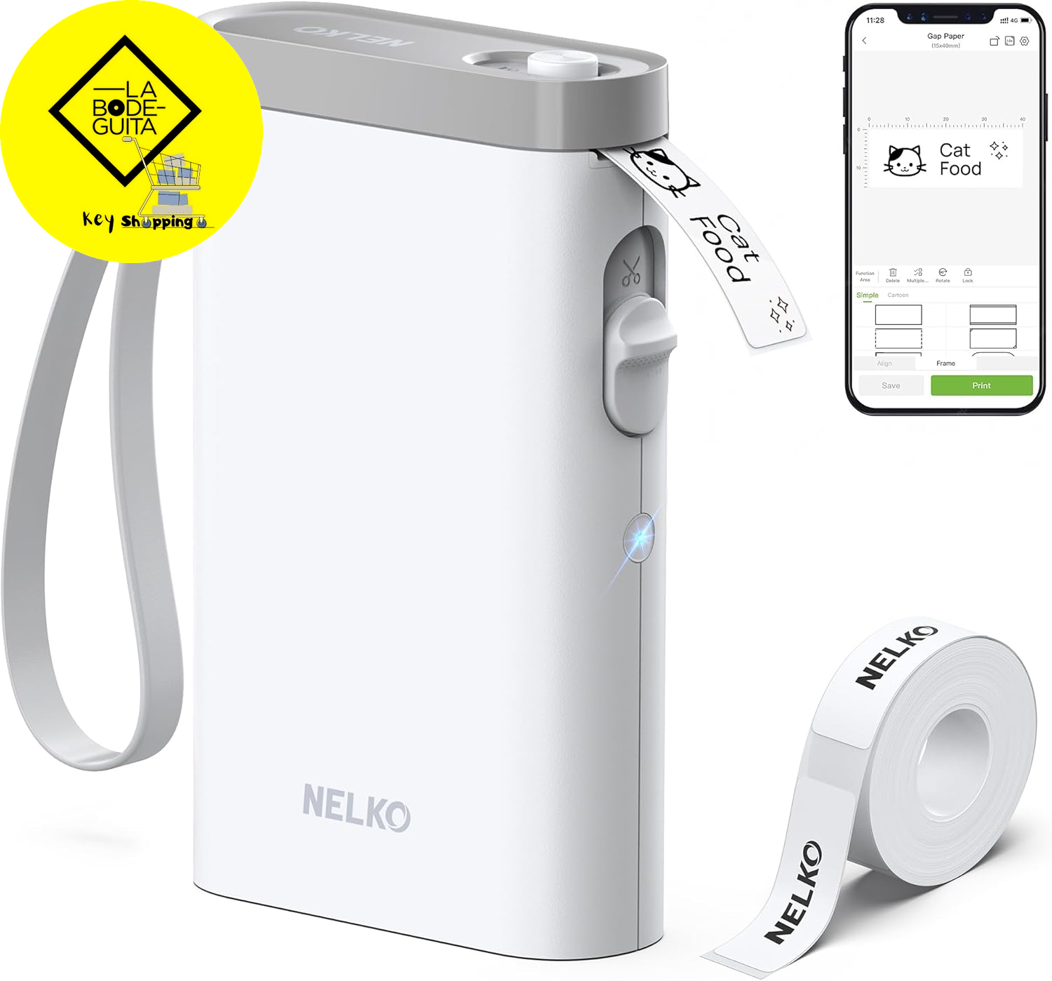 Bluetooth Label Maker P21 with Tape - Wireless Mini Portable Label Printer-image