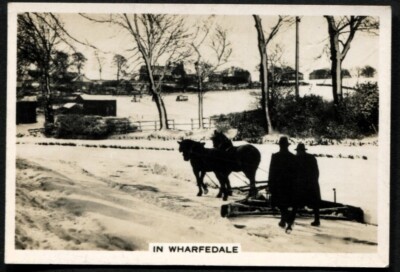 Tabakkarte, Senior Service, WINTERSZENEN, 1937, Wharfedale Yorks, #26